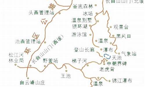 延吉长白山旅游路线规划,延吉长白山旅游路线规划图高清