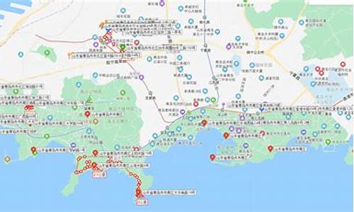 青岛旅游最佳路线图,青岛旅游路线攻略