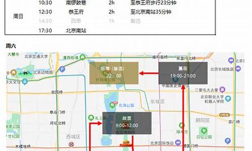 北京自助游攻略路线图,北京自助游路线安排最新