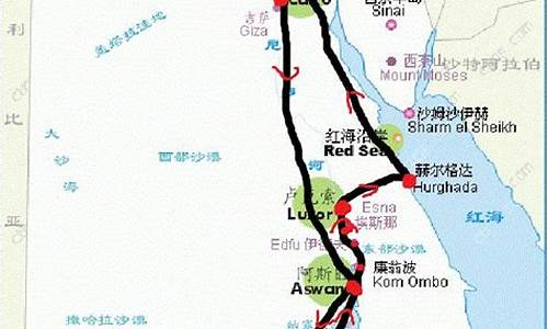 埃及旅游路线图_埃及旅游路线成都出发规划