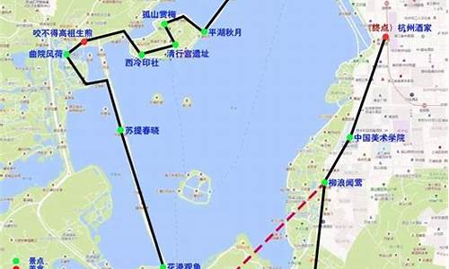 杭州一日自驾游路线推荐,杭州一日自驾游路线推荐图