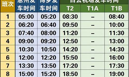 广州机场大巴路线查询表最新版-广州机场大巴运营时间查询